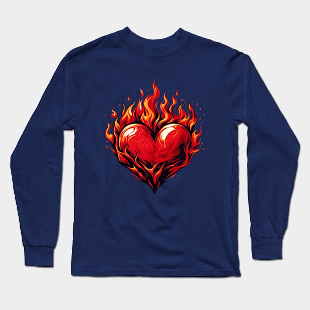 valentine day Long Sleeve T-Shirt by BukovskyART